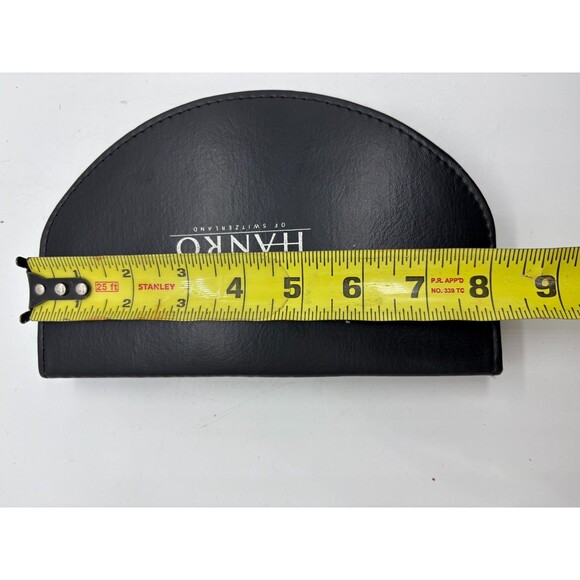 HANRO Deluxe Travel Grooming Black Kit Manicure Makeup Brushes LED Mirror - Picture 8 of 8